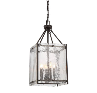 Glenwood 4-Light Pendant in English Bronze
