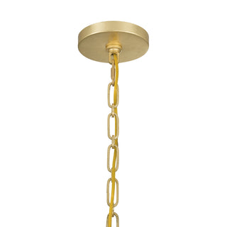 Pelham 16-Light Chandelier in Black Cashmere and True Gold