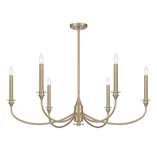 Coventry 6-Light Chandelier in Noble Brass