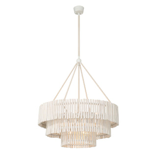 Phong 9-Light Chandelier in Blanco