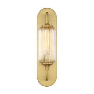 Holton 1-Light Wall Sconce in Warm Brass