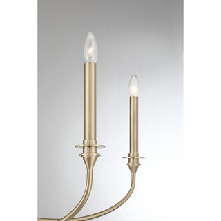 Coventry 6-Light Chandelier in Noble Brass