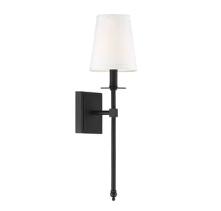 Monroe 1-Light Wall Sconce in Matte Black