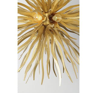 Killiam 16-Light Pendant in Cavalier Gold