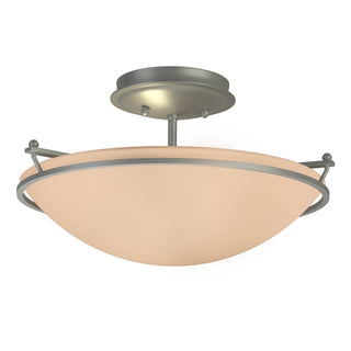 Plain Small Semi-Flush
