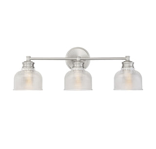 3-Light Bathroom Vanity Light in Brushed Nickel