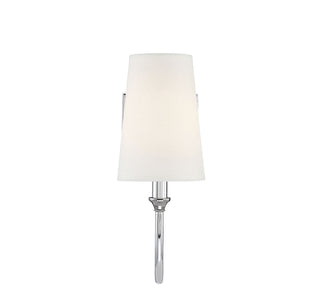 Cameron 1-Light Wall Sconce in Polished Nickel