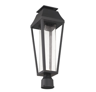 Brookline LED Outdoor Post Lantern in Matte Black