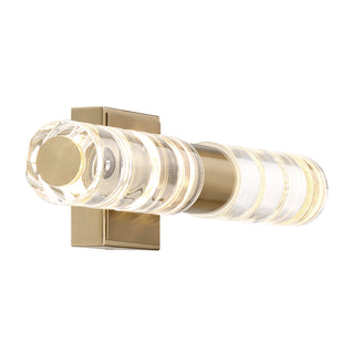 Beale LED Bathroom Vanity Light in Noble Brass