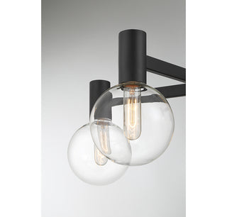 Wright 5-Light Chandelier in Matte Black