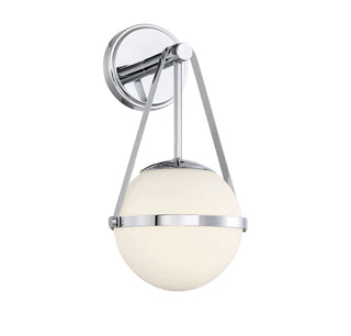 Polson 1-Light Wall Sconce in Polished Chrome