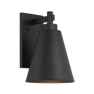 Ryder 1-Light Outdoor Wall Lantern in Matte Black