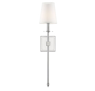 Monroe 1-Light Wall Sconce in Polished Nickel