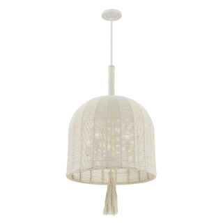 Lunara 5-Light Pendant in Cotton by Breegan Jane