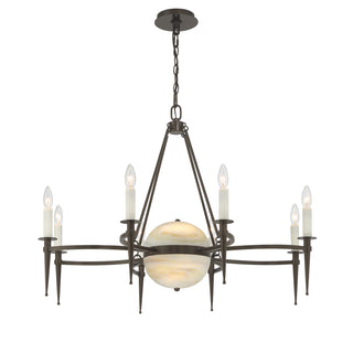 Sanger 10-Light Chandelier in Mediterranean Bronze by Dann Foley