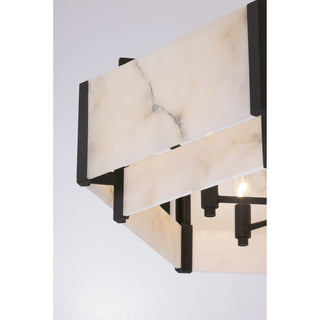 Orleans 6-Light Pendant in Black Cashmere