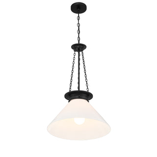 Myers 1-Light Pendant in Matte Black