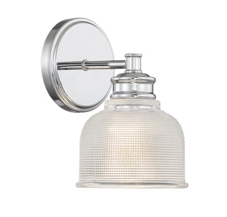 1-Light Wall Sconce in Chrome
