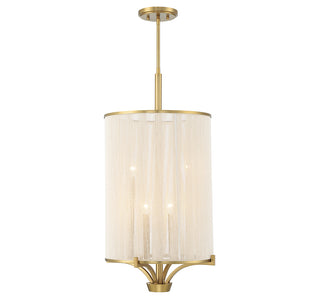 Wynwood 4-Light Chandelier in Warm Brass