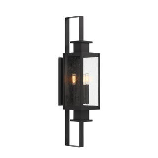 Ascott 3-Light Outdoor Wall Lantern in Matte Black