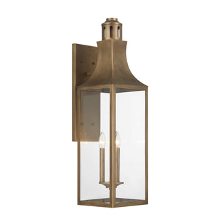 Lancaster 2-Light Outdoor Wall Lantern in Atlas Bronze
