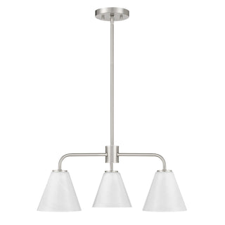 Blair 3-Light Chandelier in Satin Nickel