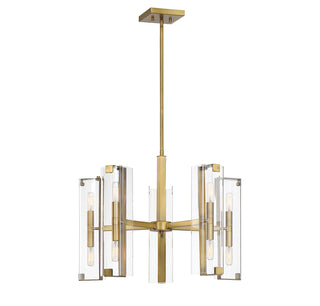 Winfield 10-Light Chandelier in Warm Brass