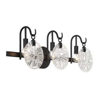 Addison 3-Light Bathroom Vanity Light in Matte Black