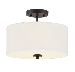 2-Light Ceiling Light in Oil Rubbed Bronze