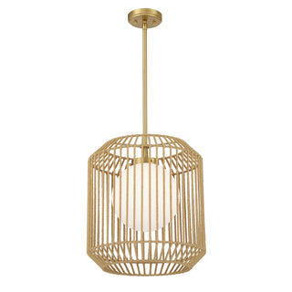 Pastis 1-Light Pendant in Warm Brass