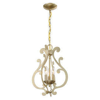 Lombard 3-Light Pendant in Noble Brass