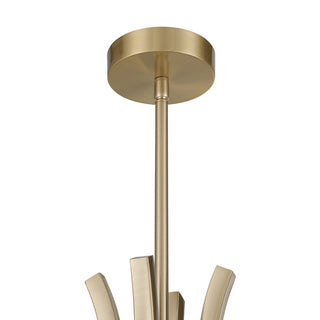Bradford 8-Light Chandelier in Noble Brass