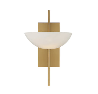 Fallon 1-Light Wall Sconce in Warm Brass
