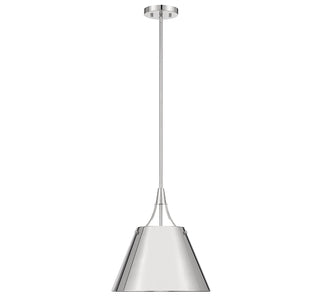 Willis 1-Light Pendant in Polished Nickel