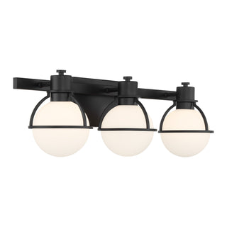 Pierce 3-Light Bathroom Vanity Light in Matte Black