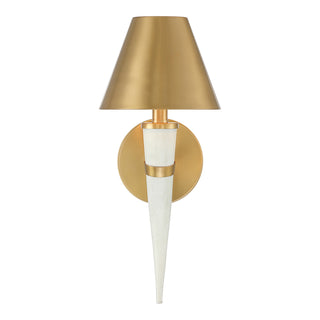 Hearne 1-Light Wall Sconce in Warm Brass by Dann Foley