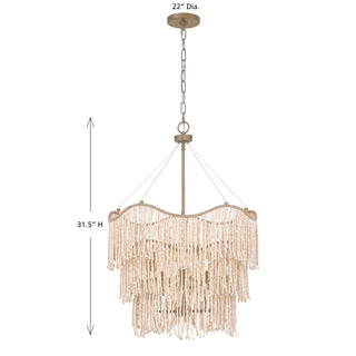 Melia 6-Light Pendant in Cypress by Breegan Jane