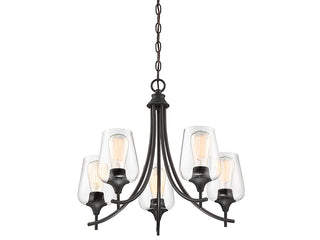 Octave 5-Light Chandelier in English Bronze