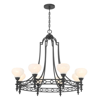 Allston 8-Light Chandelier in Matte Black