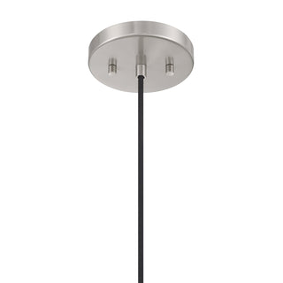 1-Light Pendant in Brushed Nickel
