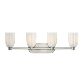 Baldwin 4-Light Bathroom Vanity Light in Satin Nickel