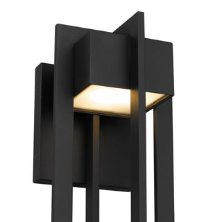 4 Bar 23 Inch Outdoor Wall Sconce in Sand Black Finish