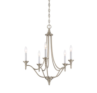 Herndon 5-Light Chandelier in Satin Nickel