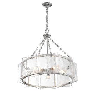 Genry 5-Light Pendant in Polished Nickel