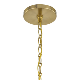 Wilkes 8-Light Chandelier in Warm Brass by Dann Foley