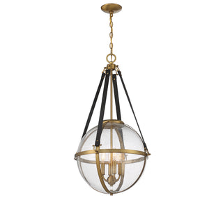 Bozeman 4-Light Pendant in Warm Brass