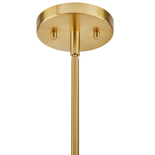 Brentwood 4-Light Pendant in Warm Brass
