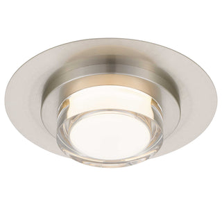Plate Flush Mount  Brushed Stainless Steel