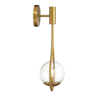 Encino 1-Light Wall Sconce in Warm Brass