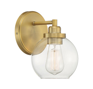 Carson 1-Light Wall Sconce in Warm Brass